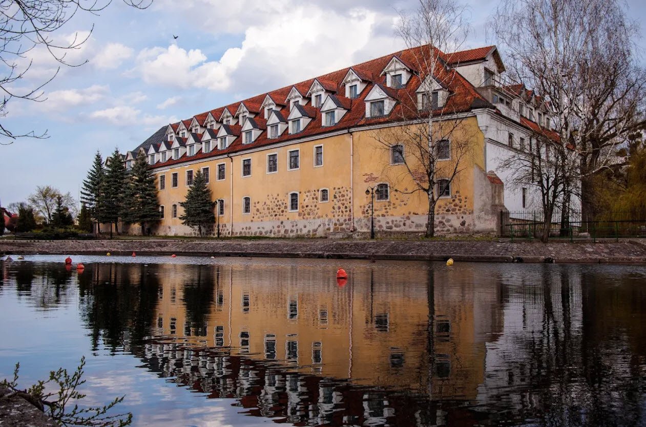 Castle in Węgorzewo, Poland